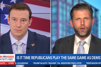 Eric Trump erupts during interview when discussing the Democrats’ policies