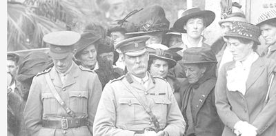 The first Anzac Day was marked by women wearing mourning black
