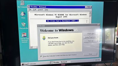 You can now run Linux on your ancient Windows 95 desktop with a new tool — very old Windows PCs, back to Intel 486, can cooperatively run very modern Linux kernels with WSL9x