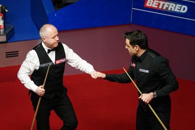 When is Ronnie O’Sullivan playing John Higgins at World Snooker Championship?