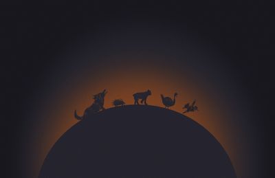 LATE SPRING ENDING WITH LUNAR ECLIPSE