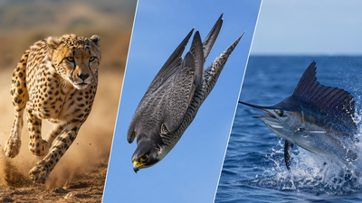 Fastest Animals on Earth: Land, Air & Water Ranked