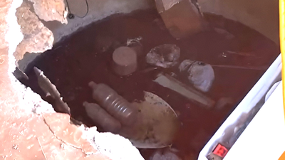Woman trapped waist-deep in human feces for 3 hours in toilet collapse filth hell, dragged out with rope