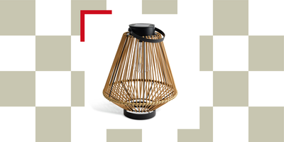 I Can See Why Habitat's Solar Rattan Lantern Gets Such Great Reviews — It's Such a Simple Way to Bring Cozy, Boho Chic Style to Your Outdoor Space (and It Only Costs £18)