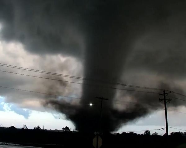 Massive tornado tears through homes in Oklahoma, injuring at least 10