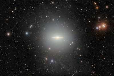 The wide-brimmed Sombrero galaxy is revealed in all its splendor by a telescope in Chile