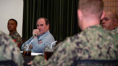 ‘Helped rebuild Sleepy Joe Biden’s depleted Navy’: Trump is all praise for ousted Navy chief even as Pentagon admits his leadership was a disaster