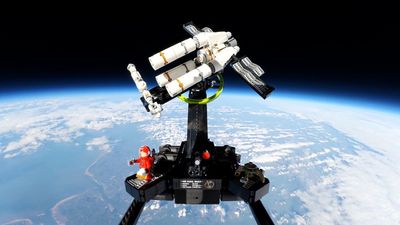 A Lego 'Project Hail Mary' set just soared into the stratosphere, breaking the Guinness World Record for highest flight