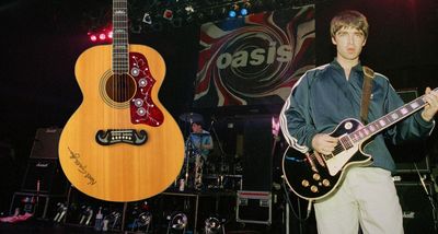 $96,000 for an Epiphone acoustic? Noel Gallagher’s signed Wonderwall EJ-200 smashes pre-auction estimate