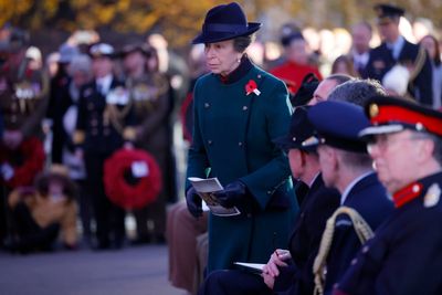 Princess Royal attends dawn Anzac Day service at Wellington Arch