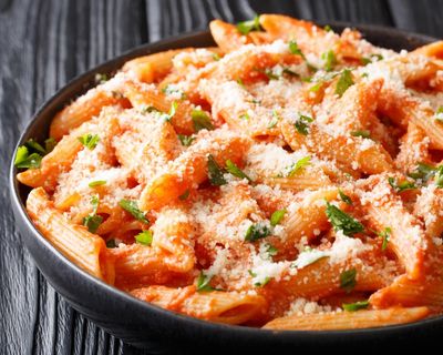 Disco hit: Penne alla vodka, popular in New York 80s clubs, is now a menu staple