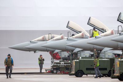British fighter jets scrambled in response to Russian drone threat