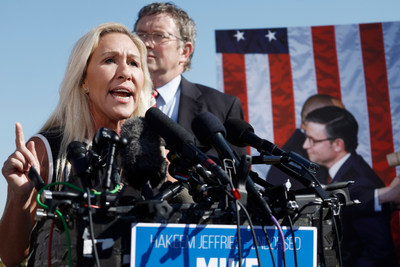 ‘Trump hates women he can’t control’: MTG claps back over president’s latest ‘low IQ’ attack on Candace Owens