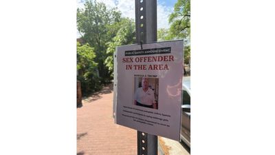 'Public Safety' Poster Naming Trump as 'Sex Offender' Spotted Around Capitol Hill