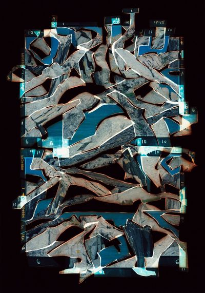 Photographer cuts up her landscape negatives to create new series of images – and wins international photography award