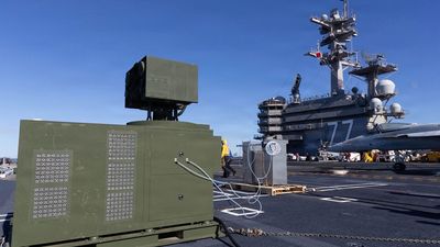 US Navy tests laser weapon that shoots down drones on the USS George H.W. Bush supercarrier — ‘system tracked, engaged, and neutralized multiple target drones,’ has essentially unlimited power source