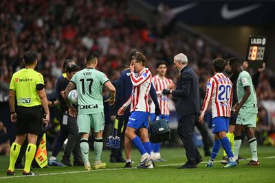 Atletico Madrid dealt new injury worry before Arsenal Champions League showdown