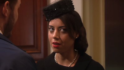 Aubrey Plaza Invoked A Funny Parks And Rec Scene When Seth Meyers Deigned To Ask If She Was Pregnant