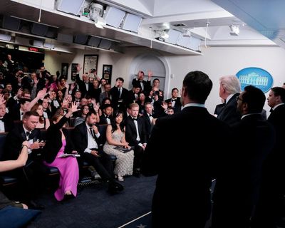 ‘We went under the table screaming’: reactions from the White House correspondents’ dinner shooting