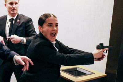 ‘Don’t know why, but I recognized the sound as gunshots. Then I saw President Trump swarmed and a sight that really shook me’