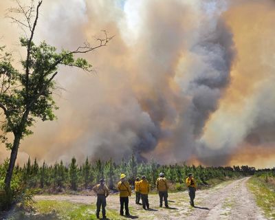 Texas tornado kills at least two people as wildfires still rage in parts of Georgia