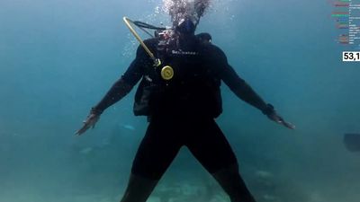 IShowSpeed did Cristiano Ronaldo’s iconic ‘SIU’ celebration underwater during scuba diving stream