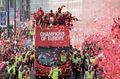 ‘I already knew the fanbase was huge, but seeing all the people on the streets, you get an even greater sense of how many there are’ Fabinho on Liverpool’s 2019 Champions League success