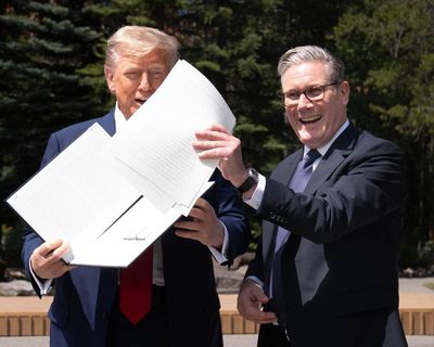 UK urged to deploy EU-style ‘trade bazooka’ against Trump’s tariffs