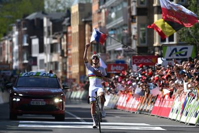 Tadej Pogacar triumphed to historic victory at Liege-Bastogne-Liege despite stunning ride from Paul Seixas