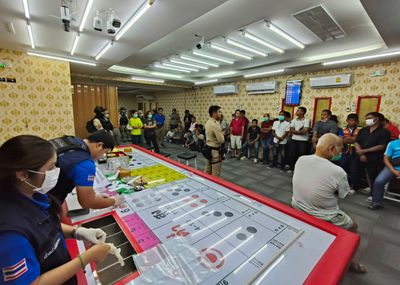 Two gambling dens busted in Bangkok, 104 arrests