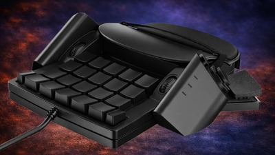 Disabled gamer prototypes true one-handed keyboard-and-mouse controller, device nominated for award — maker inspired to build device after losing right arm in an accident