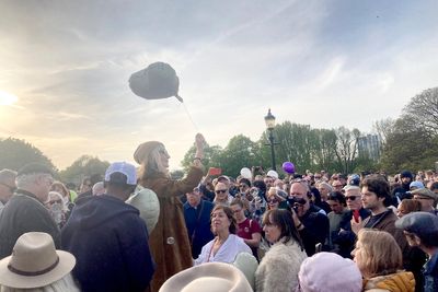 Madness star Suggs sings at emotional Primrose Hill vigil for stabbed student