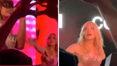 This Video Of Madonna Trying To Grab The Mic Off Addison Rae At The Club Is Sending Me