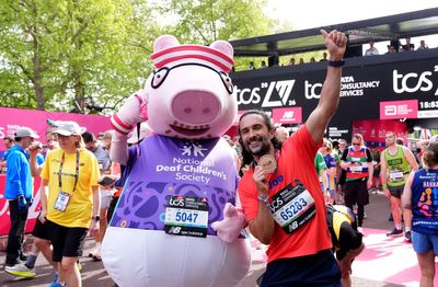 Who was running the marathon as Daddy Pig? Harry Styles rumour flies amid online conspiracy theories