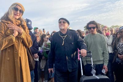 Madness star leads tributes at Primrose Hill vigil for stabbed student Finbar Sullivan