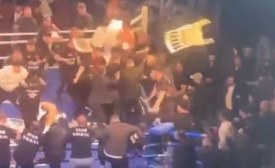 World Boxing Title Fight Gets Called Off After Chaotic Brawl Breaks Out Inside The Ring