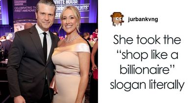 Pete Hegseth’s Wife Faces Backlash Over “Temu” Dress For White House Correspondents’ Dinner