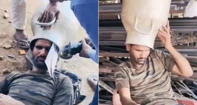 Heatwave Hack Gone Wrong: Rajasthan Man Gets Stuck in Milk Can