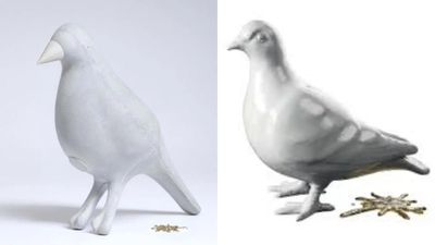 London Museum accused of ripping off its 'pigeon and poo' logo from Manchester designers