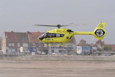 Migrant airlifted and 100 others rescued after Channel ‘taxi boat’ incident