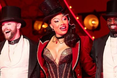 Megan Thee Stallion tears up during Broadway performance hours after Klay Thompson split announcement