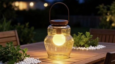 Habitat's Expensive-Looking Solar-Powered Hanging Lanterns Are Just £16 — They're Glass, Gorgeous, and Going to Sell Out, Fast