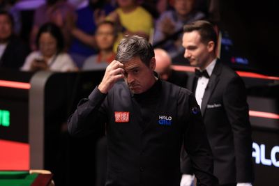 Ronnie O’Sullivan’s bid for record eighth world title ended by John Higgins in Crucible classic