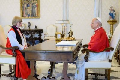 Pope meeting significant ‘regardless of me being a woman’, says archbishop