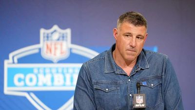 Mike Vrabel Was Back in a Familiar Place on Monday After Missing Day 3 of the NFL Draft for Counseling