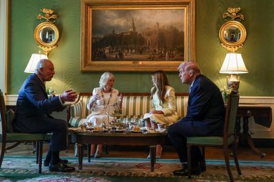 Tea and diplomacy as the Trumps welcome Charles and Camilla to White House