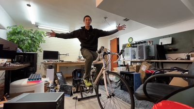 Hardware modder connects his gaming PC to his bike and achieves 'human powered CPU cooling'