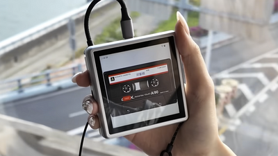 Cross an iPod and a Game Boy and this is what you get – a retro gaming handheld with a difference