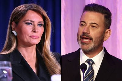 Jimmy Kimmel defends Melania ‘widow’ joke after Trump called for him to be ‘immediately fired’