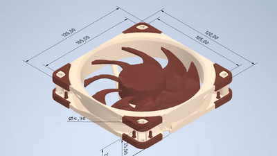 You can now 3D print your own Noctua fans and accessories, but you can't build a full clone — CAD files available as free downloads for Noctua's top-rated products